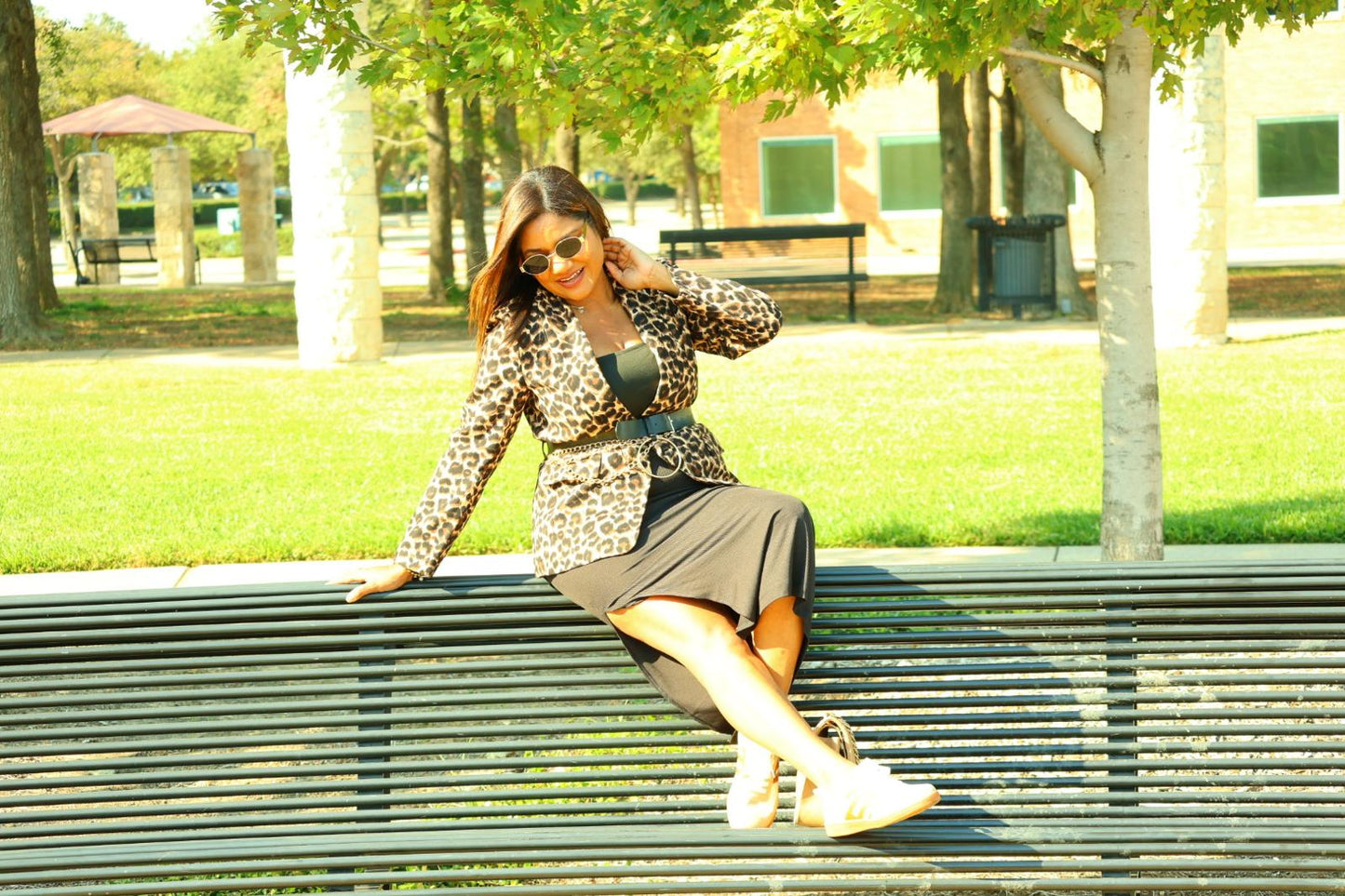 Animal Print Blazer
