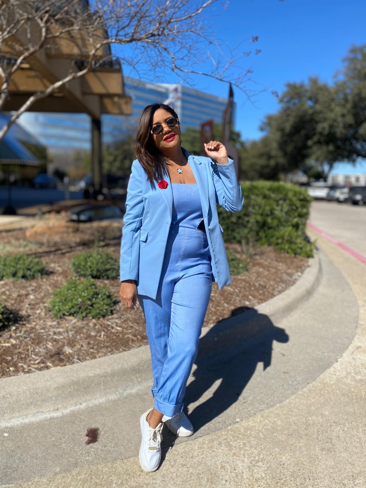 Sheyla Baby Blue Blazer